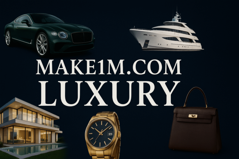 Make1m.com Luxury: Redefining Wealth, Lifestyle, and Modern Luxury Living